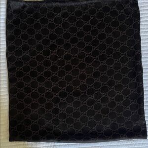 Gucci Large Silky Dust Bag Logo Drawstring 19x18 Inches